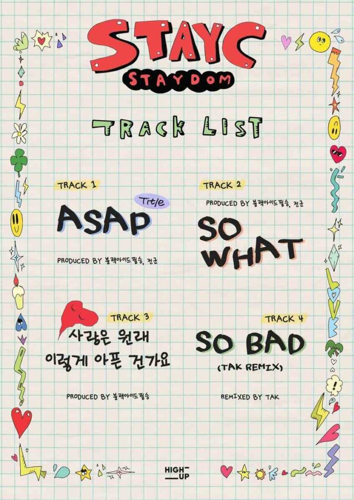 STAYC ASAP tracklist