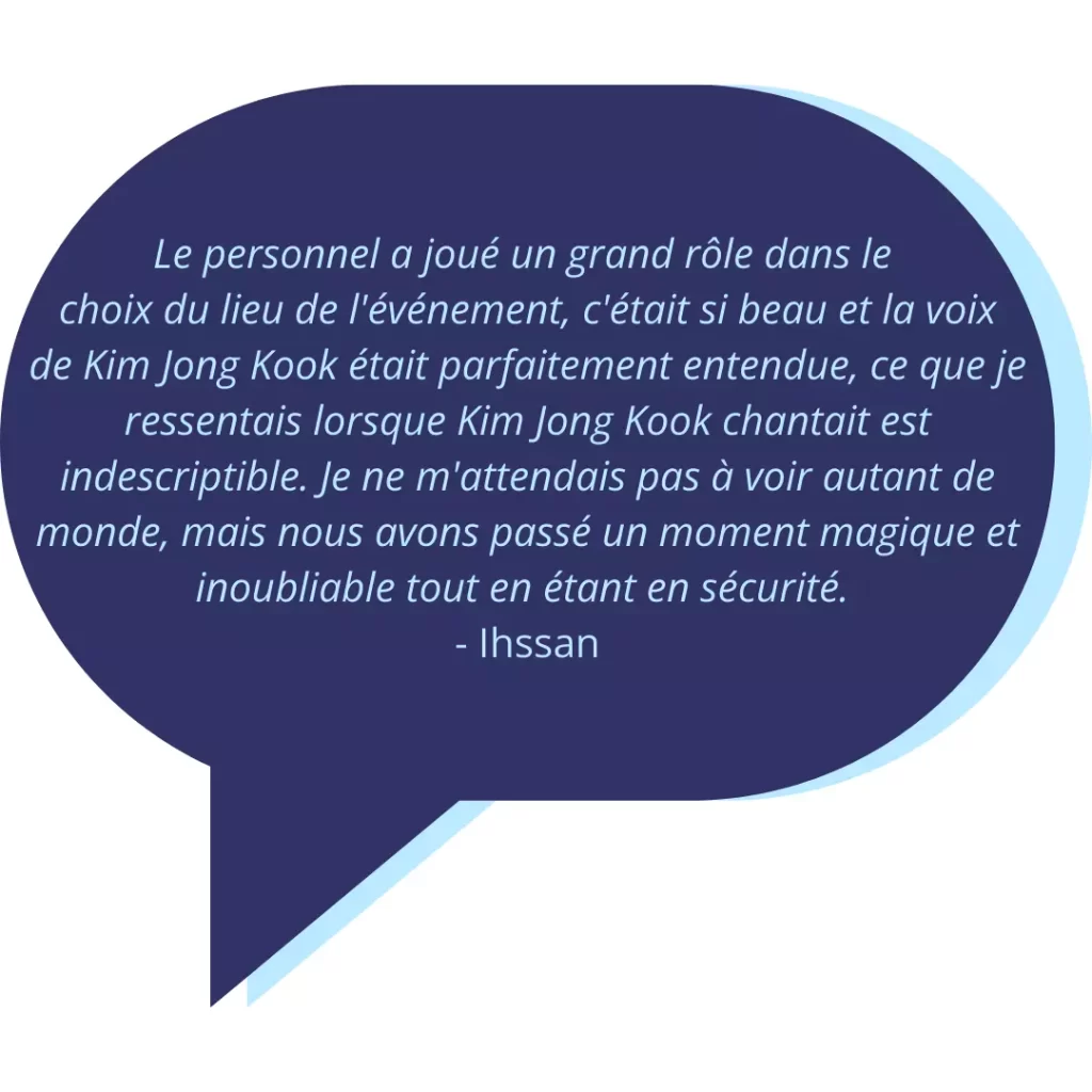 mot du public ihssan b Sing the Wave