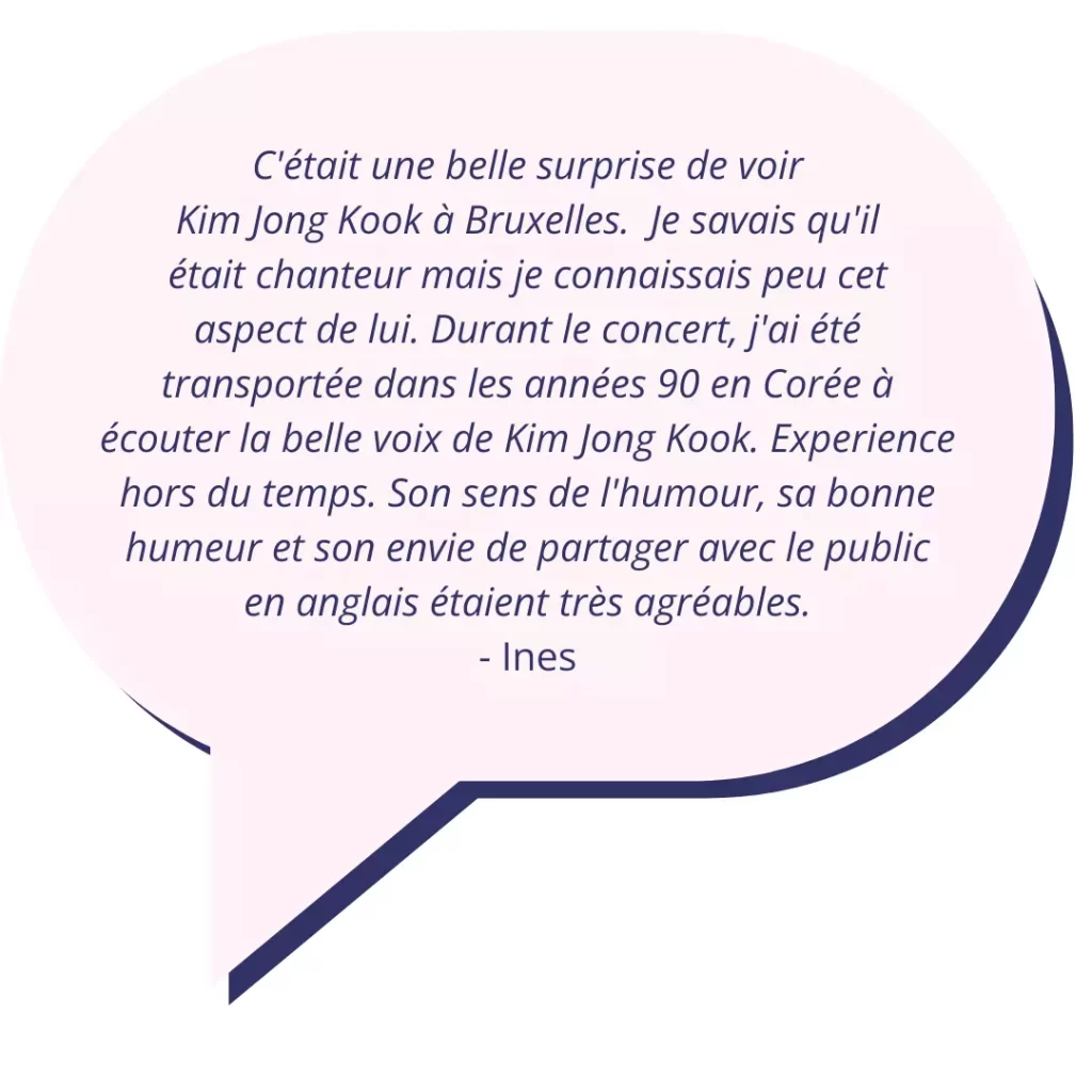 mot du public ines Sing the Wave