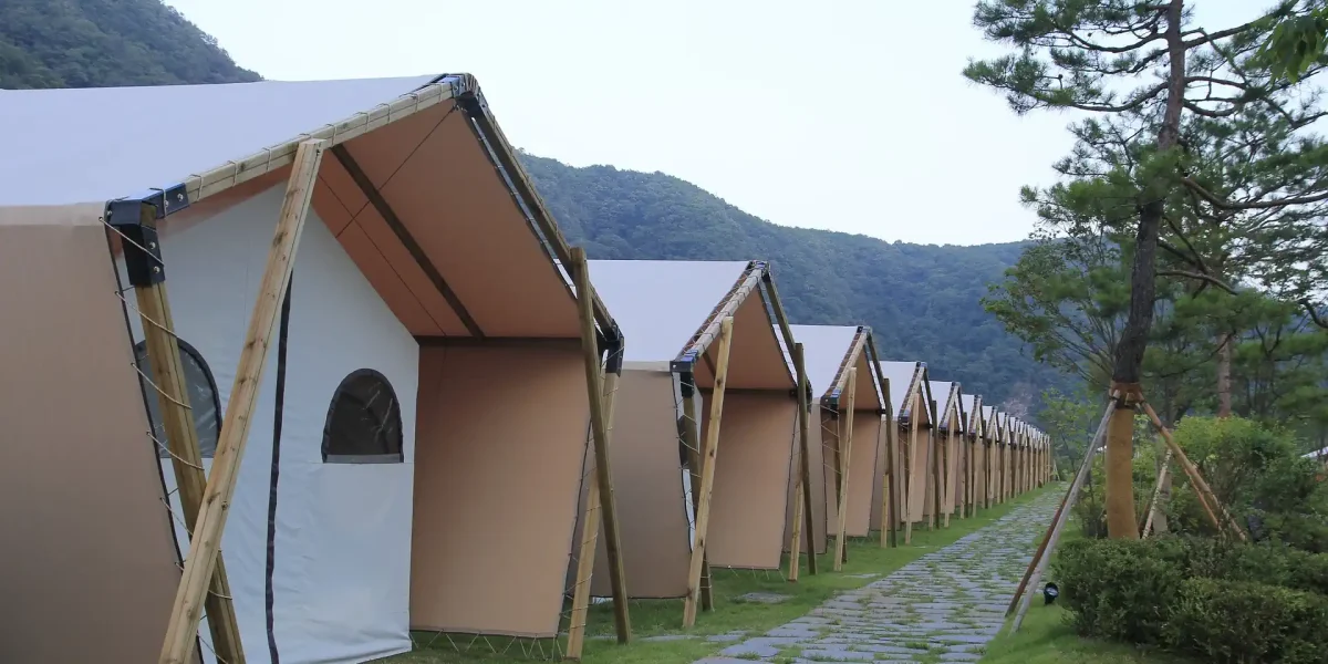 Logements insolites utilisés pour le glamping en Corée du Sud