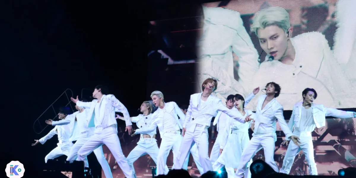 the boyz habillé en blanc qui danse