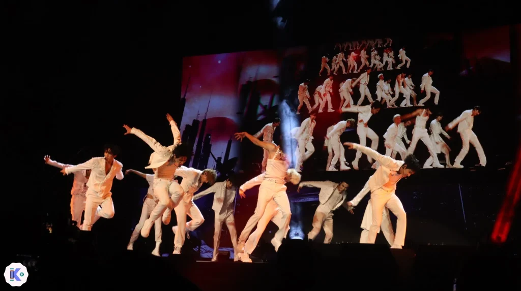 the boyz sur scène dans les airs