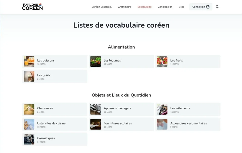 parlonscoreen page