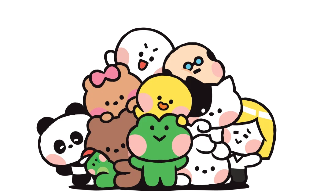 line friends minini groupe