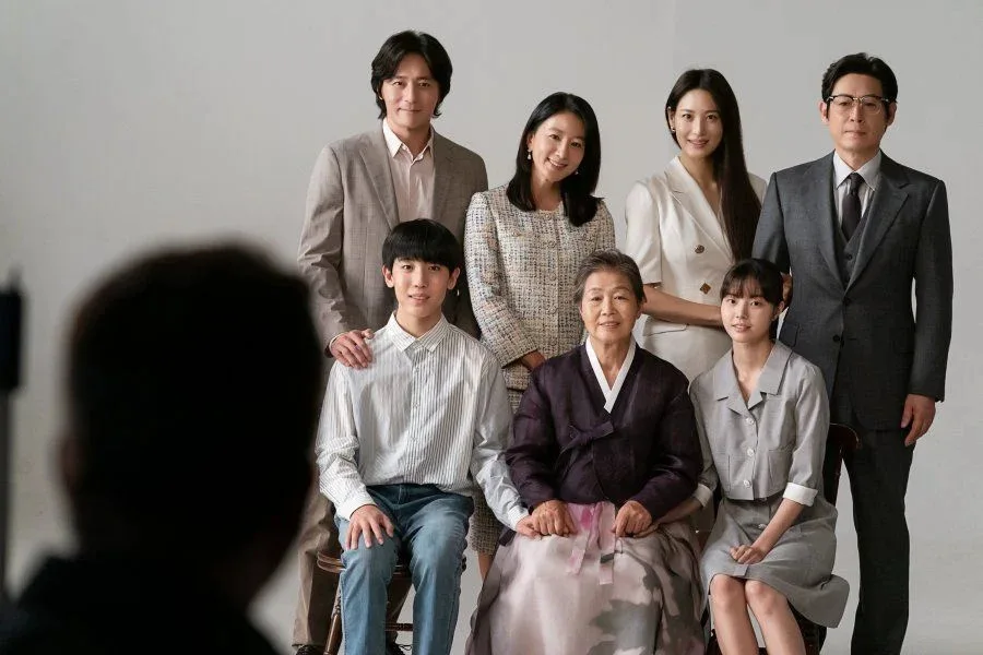 a normal family portrait