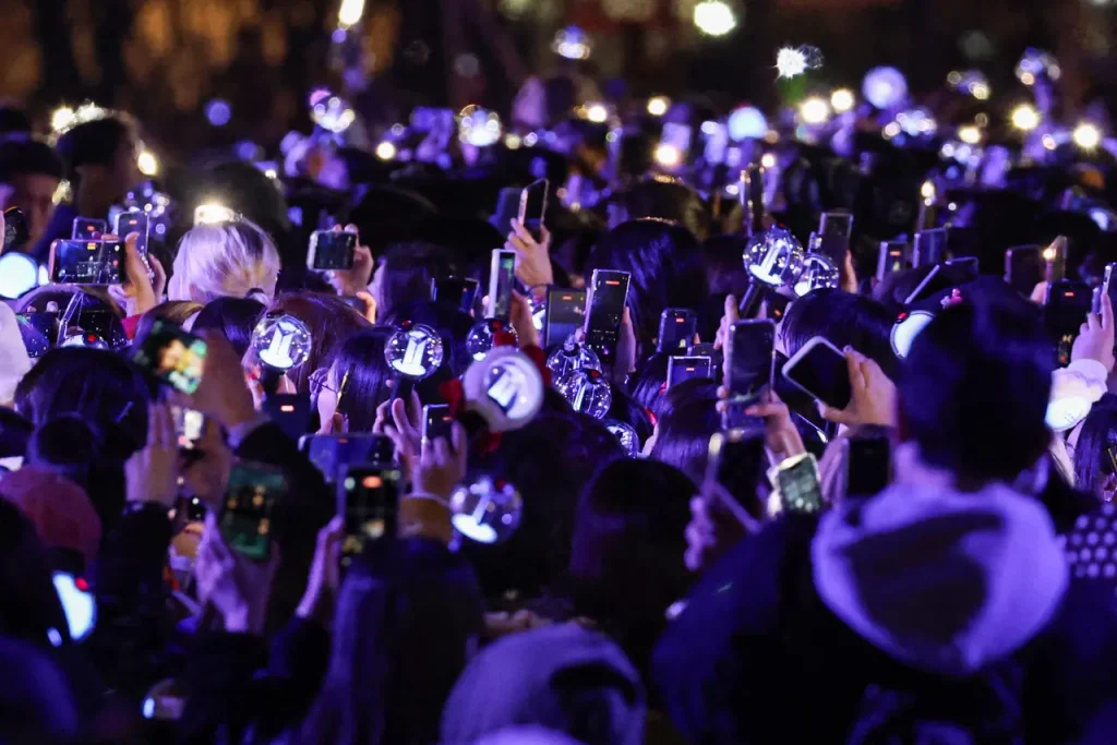 Army au concert de BTS à Gwanghwamun